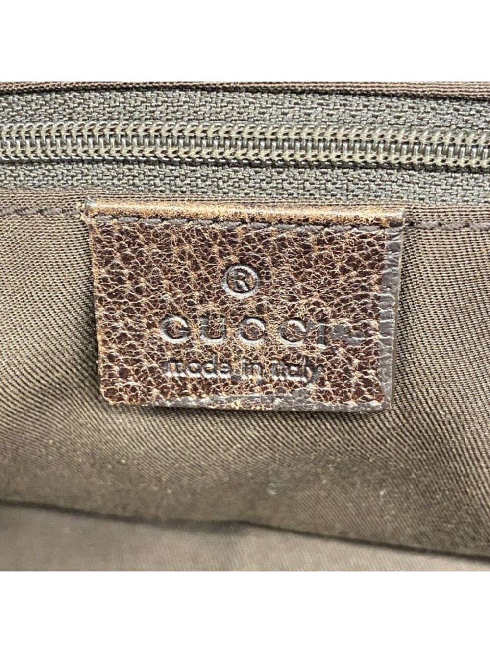 ★SOLD★ Gucci Shoulder Bag GG Canvas Sherry Line Beige Brown Gold - Picture 5 of 9